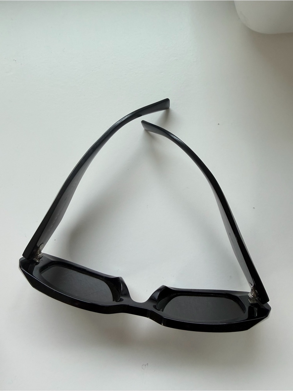 Prada Black Geometric Oversized Sunglasses - Picture 3 of 5